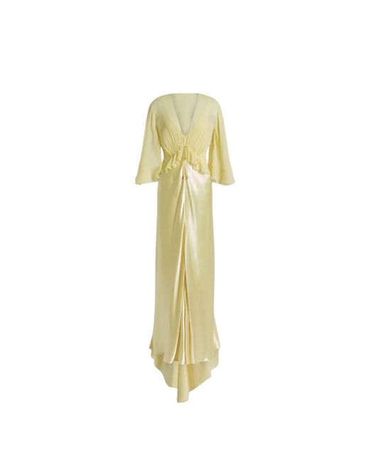 Alberta Ferretti Metallic Gowns