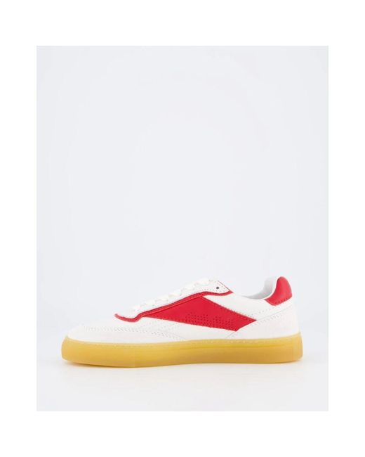Sneaker Blanco/Rojo Zapato Casual Elegante, Mujer, Talla COPENHAGEN de color Pink