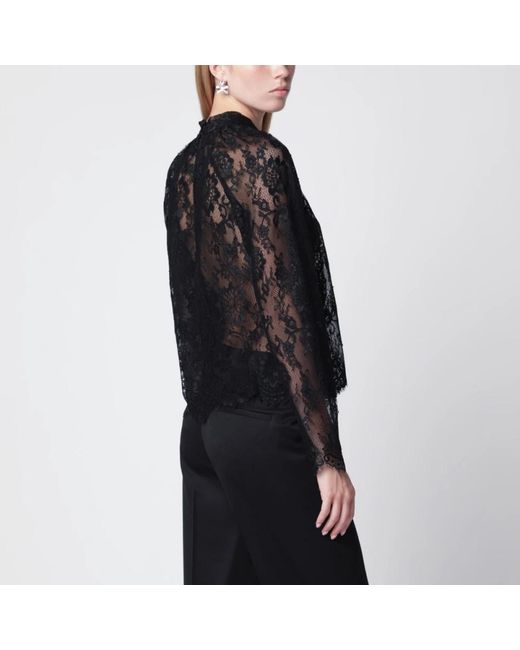 Self-Portrait Blouse in het Black