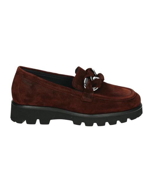 Sioux Schoenen ,Bruin ,Suède Bruine Suède Instappers Met Uitneembaar Voetbed in het Brown