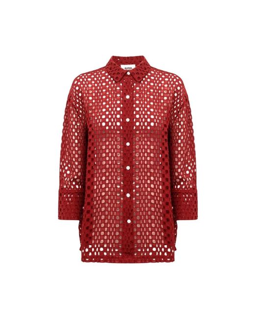 Alpha Studio Red Shirts