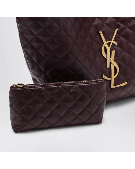 Saint Laurent Red Shopping Bags