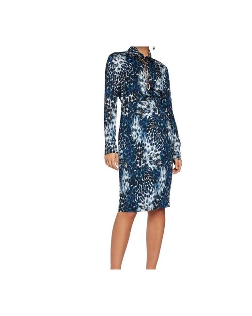 Roberto Cavalli Blue Midi Skirts