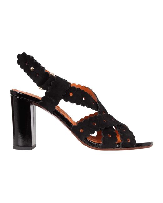Chie Mihara Black Biby Sandal