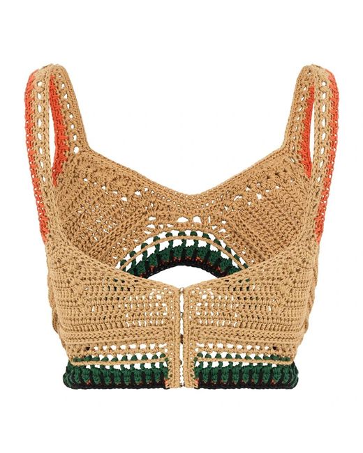 Alberta Ferretti Tops in het Metallic