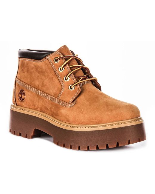 Timberland Brown Lace-Up Boots