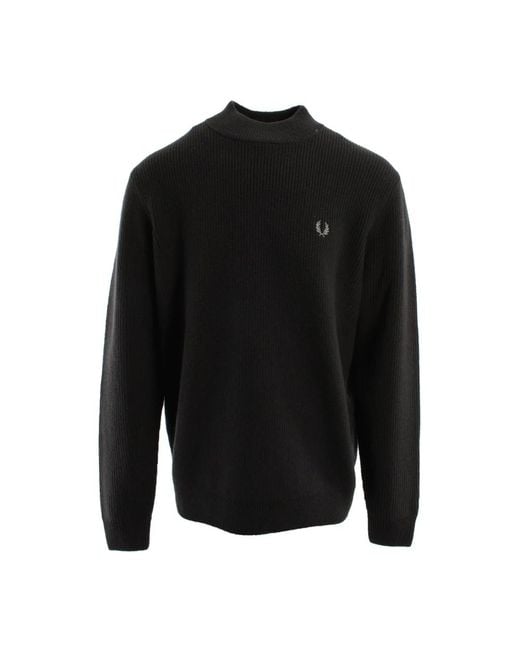 Fred Perry Black Turtlenecks for men