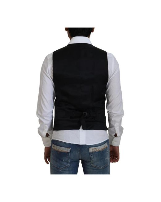 Jackets > vests Dolce & Gabbana pour homme en coloris Black
