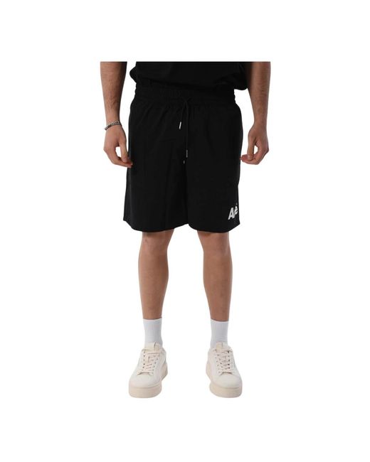 Arte' Bermuda-shorts mit logo-print in Black für Herren