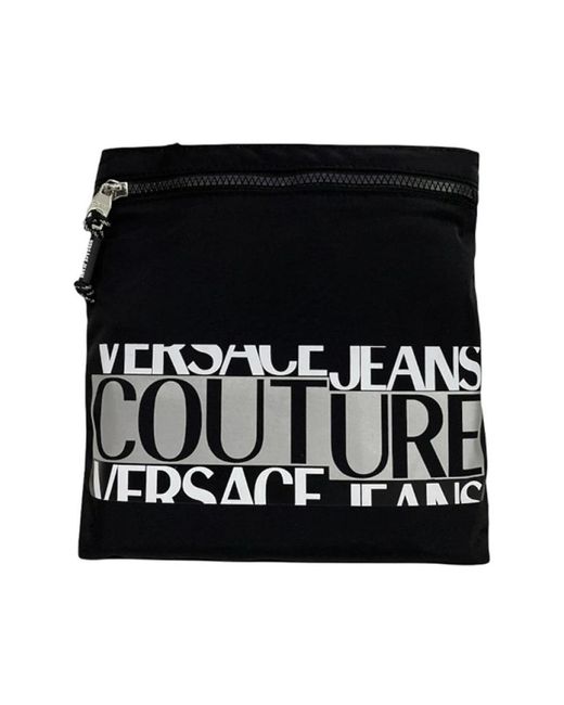 Versace Black Messenger Bags for men