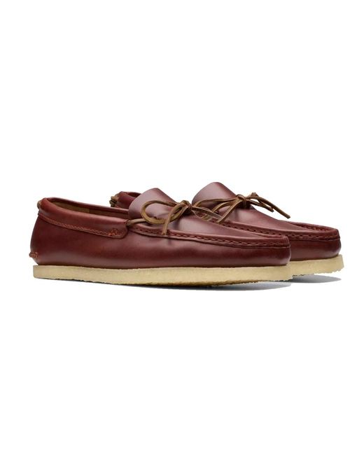 Clarks Godney Mocc Tan Leder Mokassin Schuh in Brown für Herren