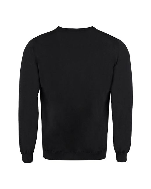 Round-Neck Knitwear THE (Alphabet) pour homme en coloris Black