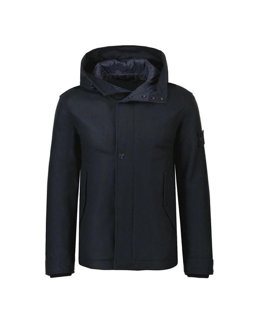 Stone Island Blue Light Jackets for men