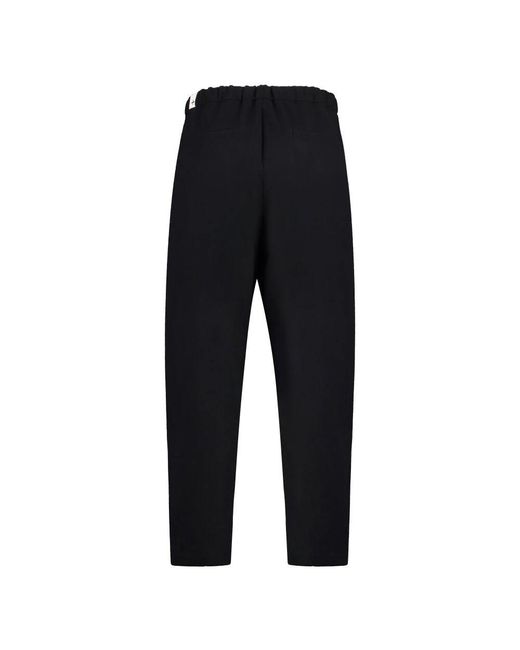 Straight Trousers di Jil Sander in Black da Uomo