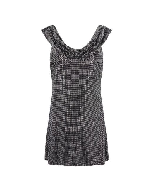 GIUSEPPE DI MORABITO Gray Short Dresses