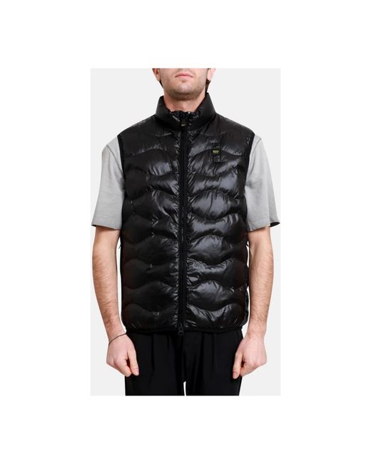 Vests di Blauer in Black da Uomo