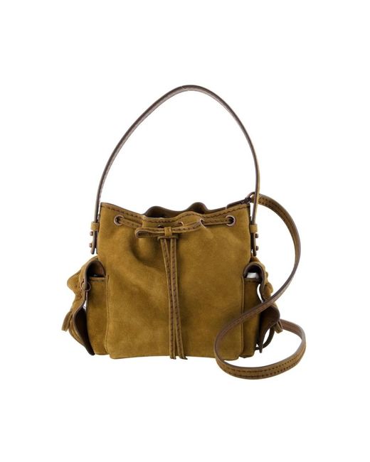 Acne Brown Bucket Bags