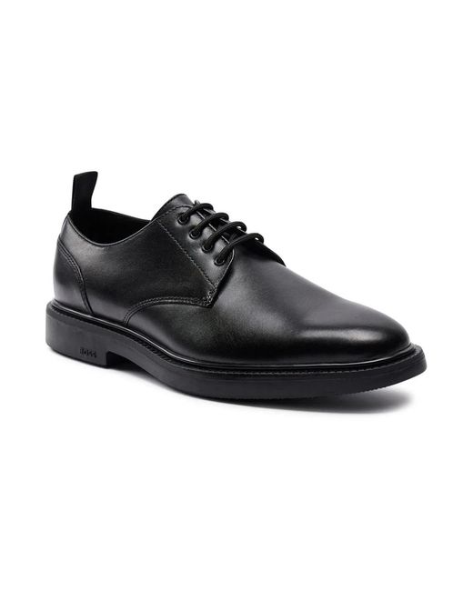 Shoes > flats > business shoes Boss pour homme en coloris Black