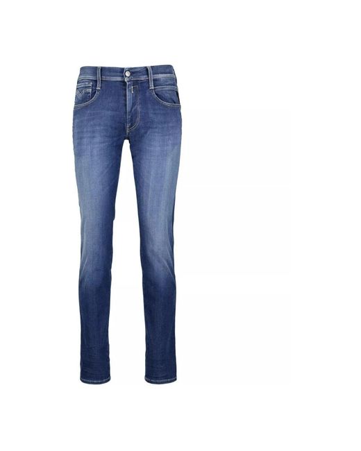 Replay Blue Skinny Jeans for men