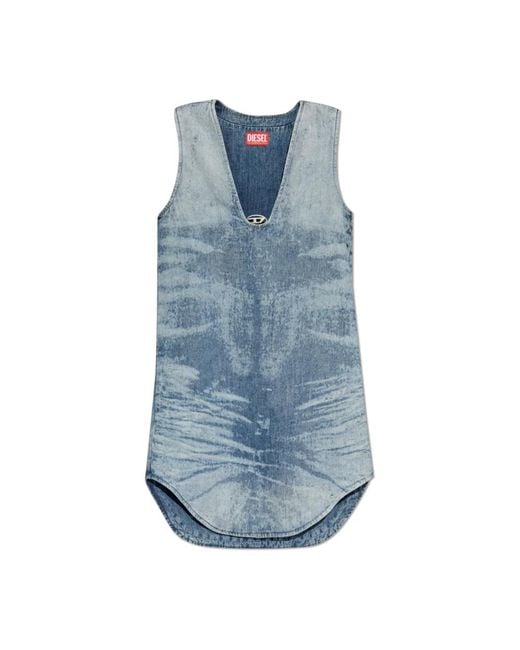 DIESEL Blue Short Dresses
