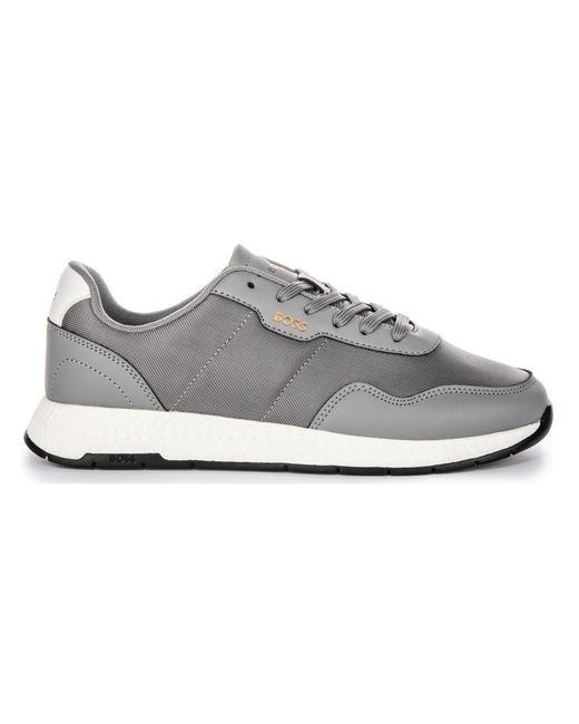 Boss Titanium Runner Sneaker in Gray für Herren