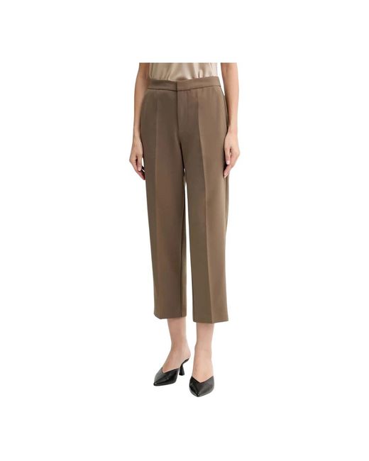 Isabelle Blanche Cropped Broeken in het Brown