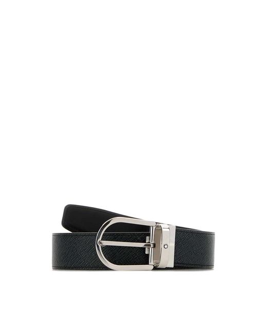 Montblanc Black Belts for men