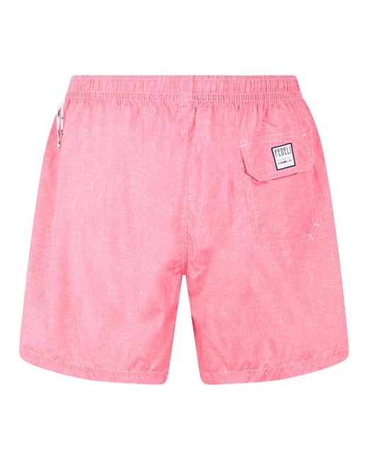 Fedeli Pink Beachwear for men