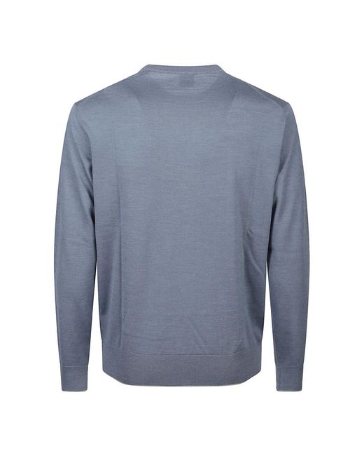 Eleventy Blue Round-Neck Knitwear for men