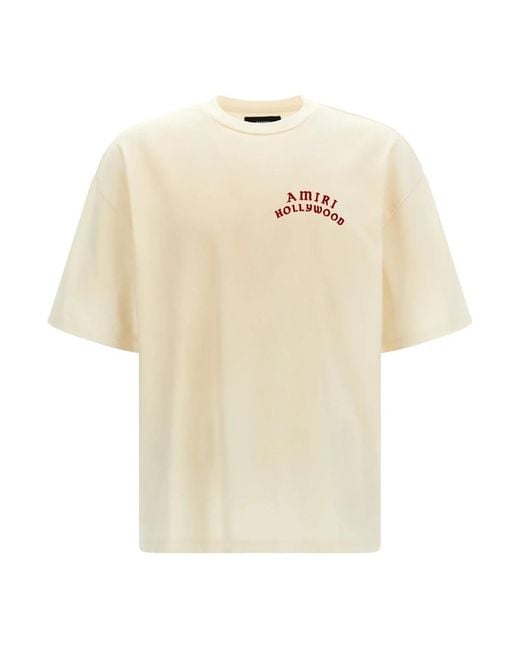 Amiri Natural T-Shirts for men