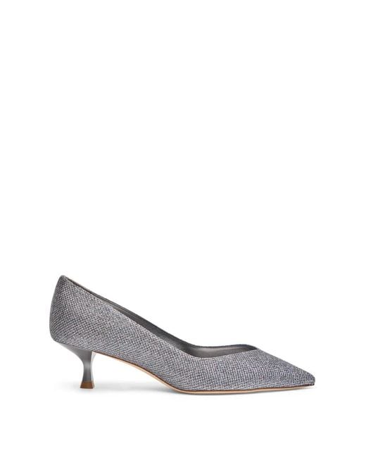 Stuart Weitzman Gray Eva 50 Pump
