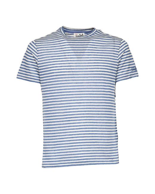 Mc2 Saint Barth Blue T-Shirts for men