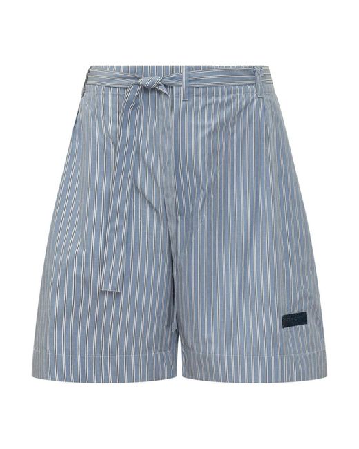 Givenchy Gestreepte Bermuda Shorts in het Blue voor heren
