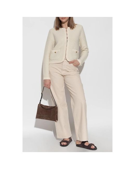 Rag & Bone Truien & Vesten ,Katoen Vest Met Zakken in het Natural