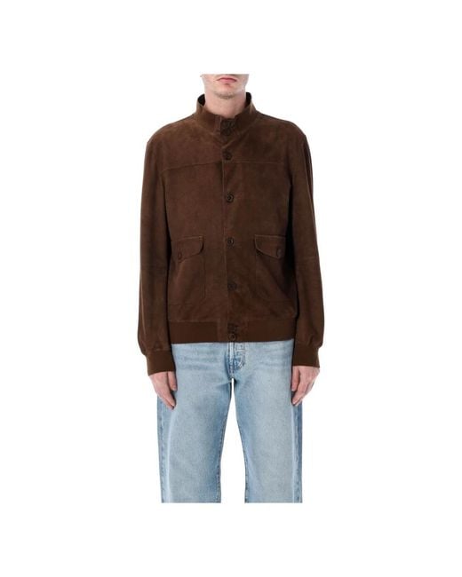 S.w.o.r.d 6.6.44 Brown Leather Jackets for men