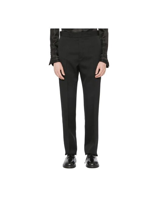 Slim-Fit Trousers di SAPIO in Black da Uomo
