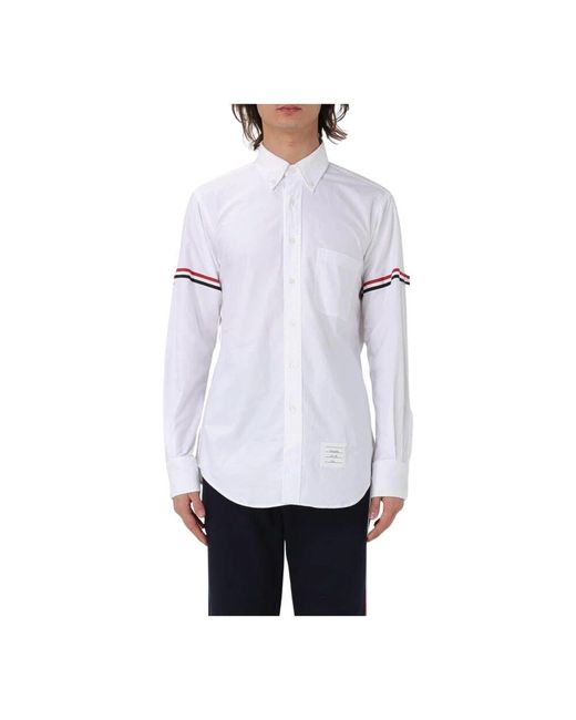 Thom Browne White Casual Shirts for men