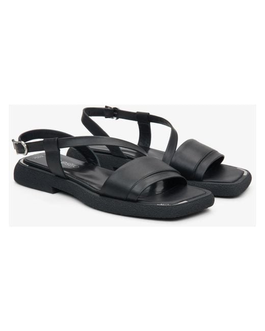 ESTRO Blue Flat Sandals