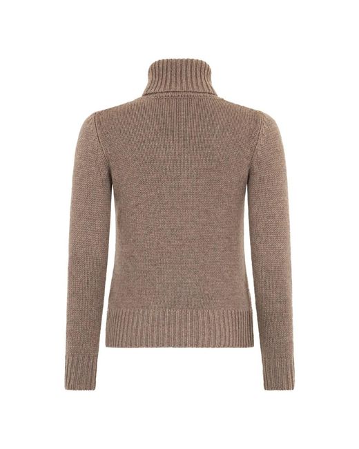 Moorer Brown Cashmere Knitwear