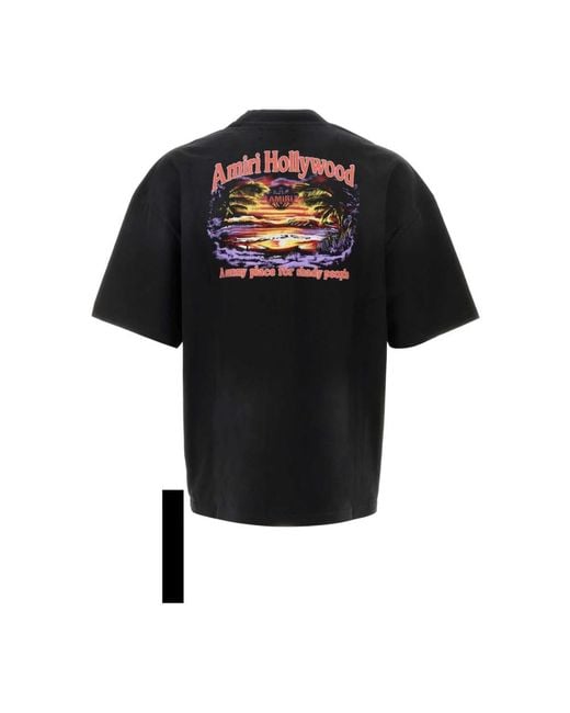 Amiri Black T-Shirts for men