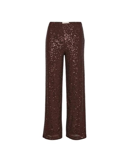 Part Two Brown Wide Trousers