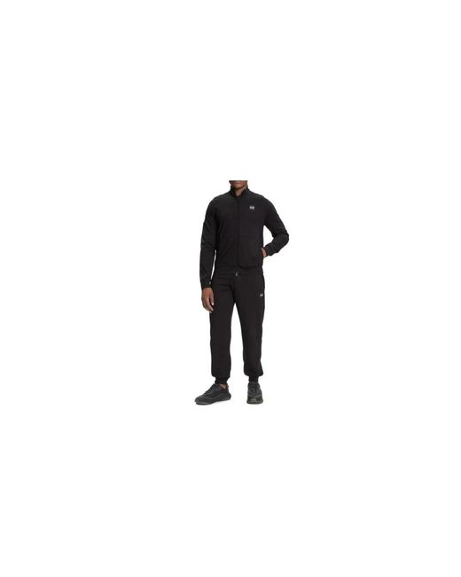 EA7 Fitness ,Zwart ,Katoen Cotton Visibility Tracksuit in het Black voor heren