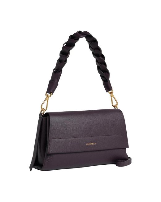 Coccinelle Purple Handbags