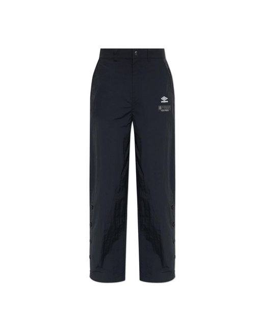 Umbro Broeken ,Zwart ,Discover Broeken Met Knoopsluiting Op De Pijpen in het Blue voor heren