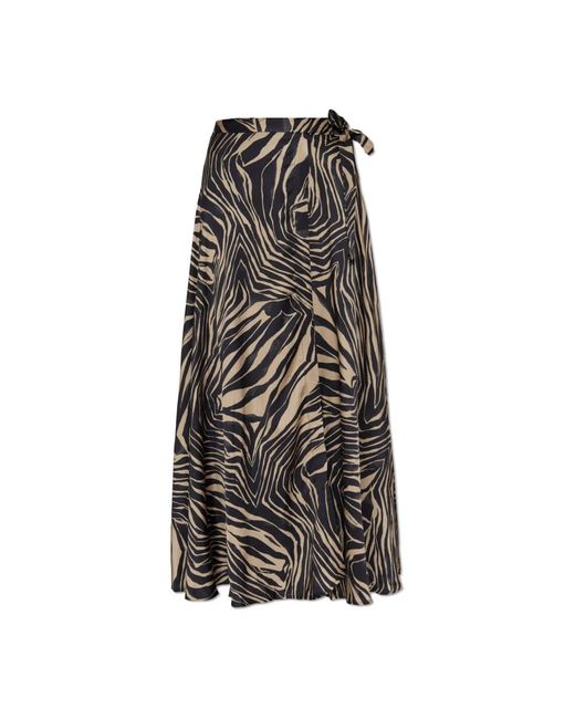 Maxi Skirts Munthe de color Black