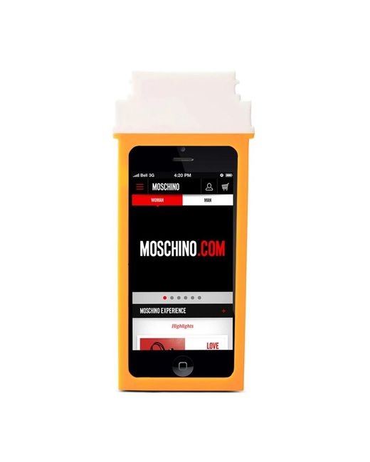 Accessories > phone accessories Moschino en coloris Orange