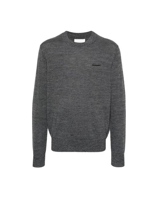 Isabel Marant Gray Round-Neck Knitwear for men