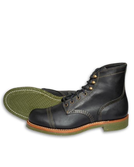 Lace-Up Boots di Red Wing in Black da Uomo
