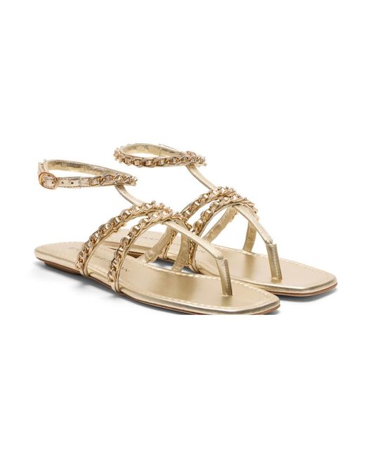Flat Sandals di Stuart Weitzman in Natural