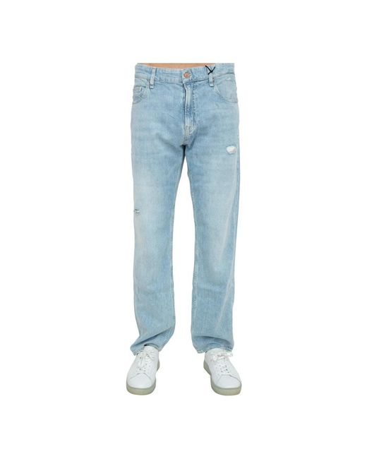 Guess Blue Straight Jeans for men